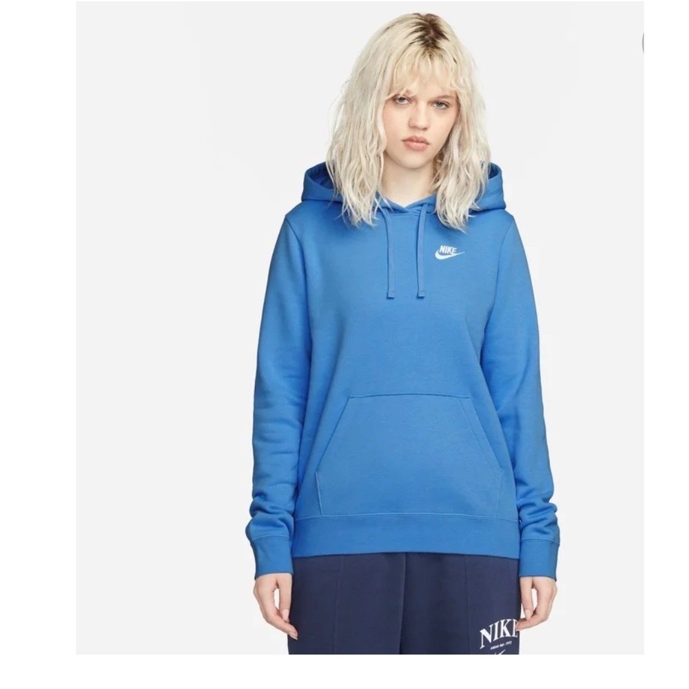 Nike Sportswear Club Fleece Pullover Hoodie Blue XS‎ BV2654-460